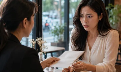 Cưới 2 năm thì vợ cũ của chồng bỗng hẹn gặp, chị đưa một tờ giấy khiến tôi bủn rủn chân tay
