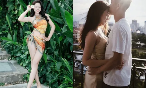Cô giáo hotgirl ở Nghệ An 23 tuổi bế bụng bầu ra sân cổ vũ chồng cầu thủ, sinh xong đẹp nõn nà, ở cung điện 500m2