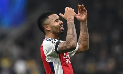 Arteta gạch tên Gabriel Jesus khỏi đội một Arsenal