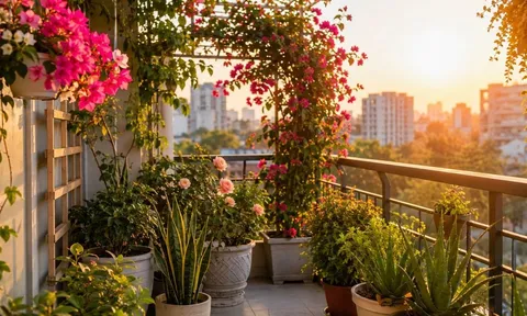 Ban công hướng Tây nên trồng cây gì? Gợi ý 7 loại cây vừa đẹp vừa giúp không gian dịu mát