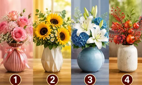 Chọn 1 bình hoa để xem bạn sắp có may mắn ở phương diện nào
