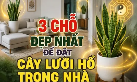3 chỗ đẹp nhất để đặt cây lưỡi hổ trong nhà