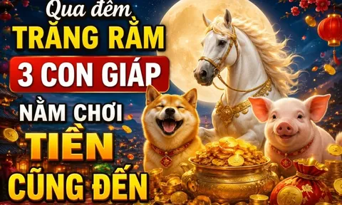 Qua đêm trăng Rằm, 3 con giáp nằm chơi Tiền cũng đến