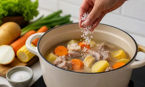 Tại sao không nên nêm muối vào ngay từ đầu khi nấu ăn?
