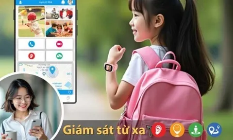 myALO K64: Đồng hồ định vị nhỏ gọn, giúp mẹ thêm an tâm khi con đến trường