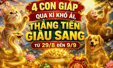4 con giáp qua kì khổ ải, thẳng tiến giàu sang từ 29/8 đến 9/9