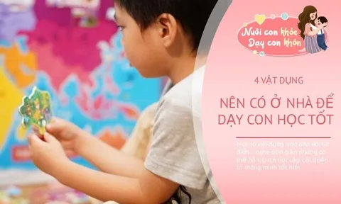 Những gia đình giúp con đạt IQ cao đều có 4 "báu vật" này ở nhà