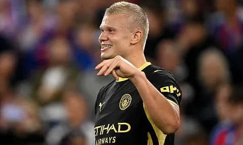 Haaland tin Man City đang đi đúng hướng sau trận thắng Palace