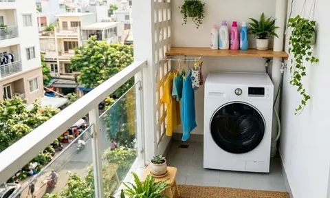 Cảnh báo quan trọng với những gia đình đang đặt mặt giặt ở ban công