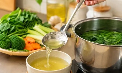 Có nên dùng nước luộc rau? Đây là nước giàu dinh dưỡng hay chứa thành phần không tốt?