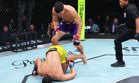 Màn ra mắt bùng nổ tại UFC Shanghai: Liu Ce hạ gục Levi Rodrigues Jr. bằng cú knock-out sấp mặt