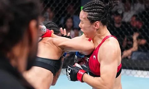 Cú chỏ tàn khốc tại UFC Shanghai: Denise Gomes hạ gục cựu ứng viên Yan Xiaonan ngay hiệp 1