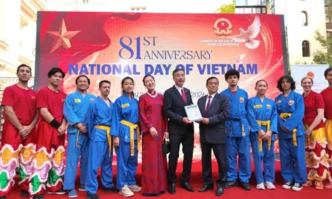 Vovinam Pháp lan tỏa võ Việt tại lễ kỷ niệm Quốc khánh Việt Nam ở Cộng hòa Séc
