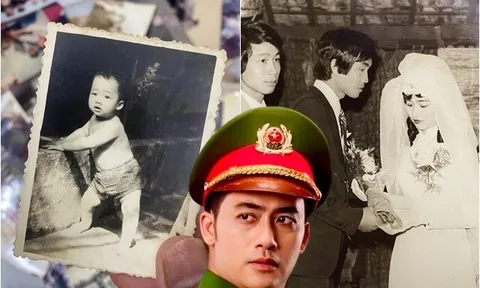 Không ngờ cậu bé trong ảnh 44 năm sau thành diễn viên đóng công an nhiều nhất nhì Việt Nam, có bố mẹ "cực phẩm"