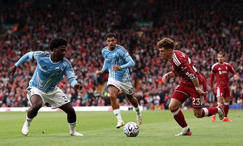 Liverpool 2-2 Nottingham Forest: Munoz giữ 1 điểm ở lại Anfield