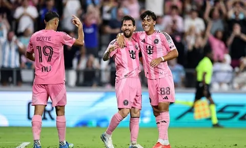 Messi lập poker, Miami cắt chuỗi không thắng trong trận cầu 8 bàn