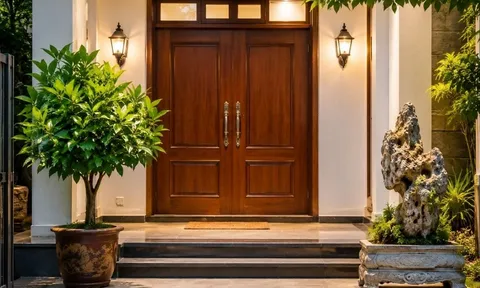  3 vật trước cửa được người xưa xem là dấu hiệu đón may, xua tà khí: Nhà bạn có đang đặt đúng?