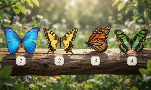 Chọn 1 chú bướm sẽ giúp bạn biết tháng 9 điều gì đang chờ đợi bạn