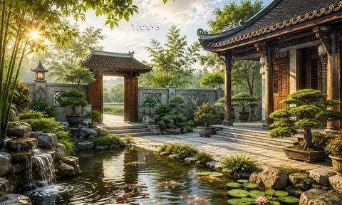 Vì sao người xưa thường chú trọng yếu tố nước trước cửa nhà?