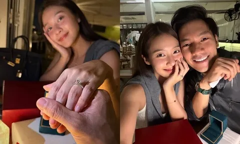 Nhan Phúc Vinh và Khả Ngân công khai đính hôn, cảm ơn "món quà" khiến hạnh phúc thêm trọn vẹn