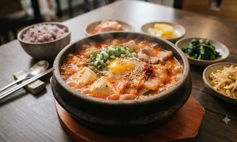 Cách nấu canh đậu phụ kim chi ngon