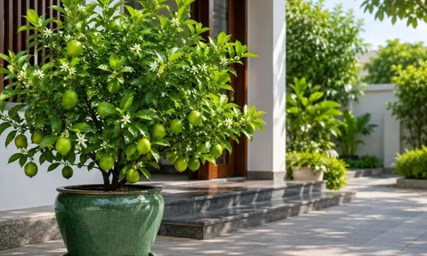 Vì sao nhiều người khuyên nên trồng một chậu chanh trước nhà?