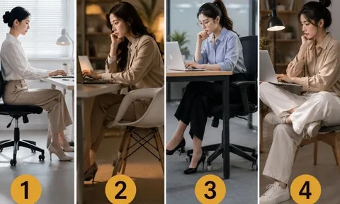 Chọn 1 kiểu ngồi làm việc gần với bạn nhất, để xem người khác nhìn nhận về thần thái của bạn ra sao