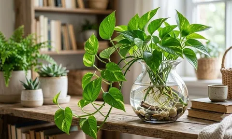 Trồng trầu bà thủy sinh: 7 sai lầm dễ khiến cây vàng lá, thối rễ, lâu ra lá mới