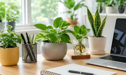 Vì sao nên để cây cảnh trên bàn làm việc? 7 lợi ích nhỏ nhưng đáng để bạn thử