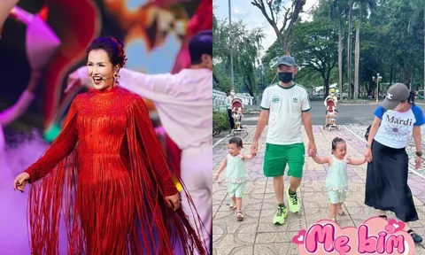 Mẹ bỉm Vbiz "chạy show" ngày lễ: Võ Hạ Trâm khoe nhan sắc xinh đẹp, Thu Trang tranh thủ thêm thời gian bên con
