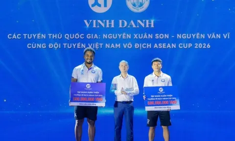 Vua phá lưới Xuân Son và Văn Vĩ được thưởng nội bộ 1 tỷ đồng