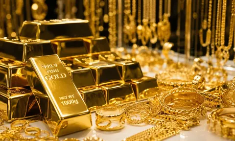 Bảng giá vàng 9999 24K 18K SJC DOJI PNJ hôm nay 2/9/2026