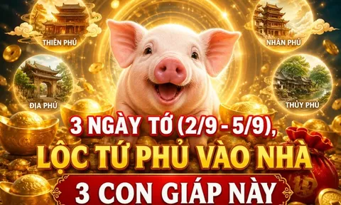 3 ngày tớ (2/9 - 5/9), Lộc tứ phủ vào nhà 3 con giáp này