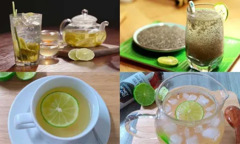 Cách pha nước chanh giải nhiệt, tan mỡ
