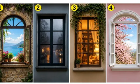 Nhìn 4 ô cửa sổ, bạn bị thu hút bởi ô nào nhất? Cách bạn lựa chọn nói gì về con người bạn?