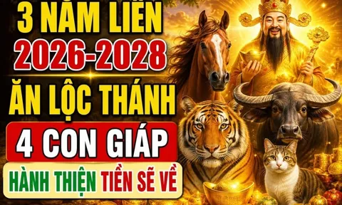 4 con giáp ăn Lộc Thánh ban, làm ăn thuận lợi 3 năm tới