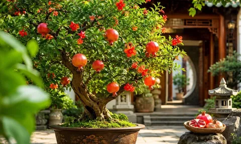 Cách người xưa trồng cây lựu để cầu tài lộc