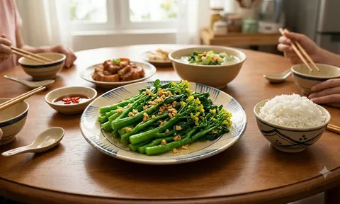 Cải ngồng: Loại rau quen thuộc ở Việt Nam được Mỹ xếp vào nhóm giàu dinh dưỡng, dễ ăn lại dễ chế biến