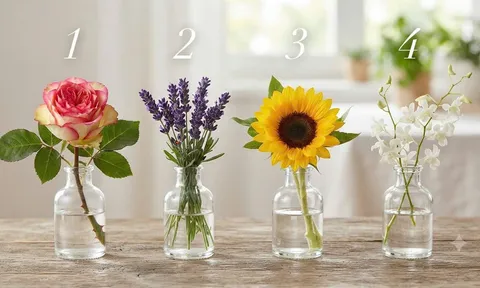 Chọn 1 bông hoa bạn thích nhất