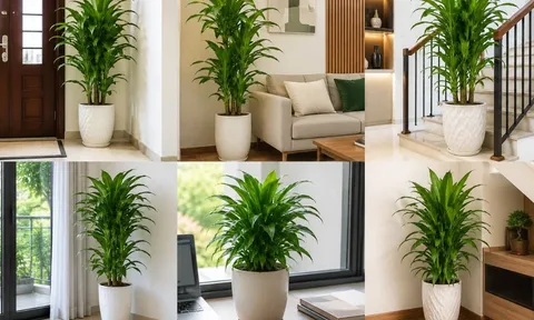 Những vị trí trồng cây thiết mộc lan tốt cho phong thủy tăng sinh khí trong nhà, tạo cảm giác tài lộc
