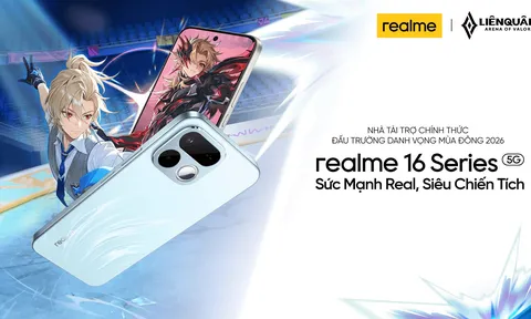 realme trở thành Nhà Tài trợ Thiết bị Chính thức của Đấu Trường Danh Vọng Mùa Đông 2026