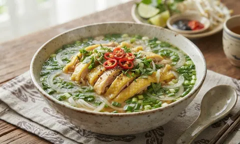 Cách nấu phở gà ngon tại nhà