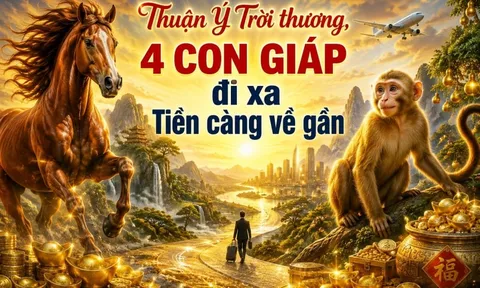 Thuận Ý Trời thương, 4 con giáp đi xa Tiền càng về gần