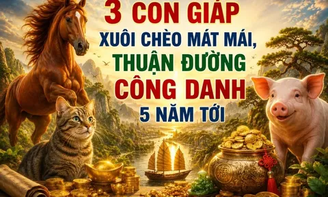 3 con giáp xuôi chèo mát mái, thuận đường công danh 5 năm tới