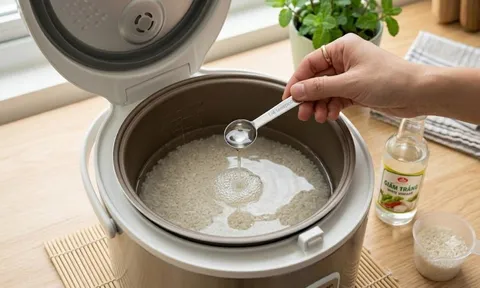 Tại sao nên cho một thìa giấm vào nồi cơm trước khi nấu?