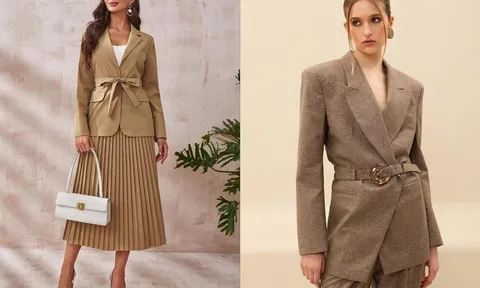Blazer thắt eo đang được lòng phụ nữ thanh lịch: 5 cách phối giúp tôn dáng, sang hơn trong mùa thu