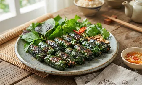 Cách làm chả lá lốt xanh mướt đẹp mắt, nhìn là muốn ăn ngay