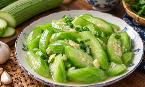 Cách xào mướp xanh như ngọc: Thêm 1 bước trước khi cho vào chảo, ai cũng khen