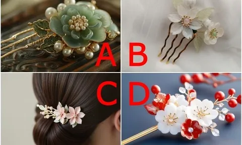 Trắc nghiệm: Chọn một chiếc trâm cài tóc, biết ngay người bạn thầm thích có thích bạn không