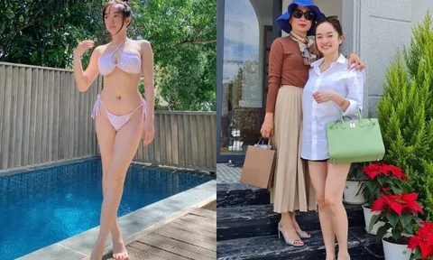 Con gái cô tiếp viên hàng không 10 tuổi sang Mỹ sống, lớn lên thành "ngọc nữ" gợi cảm, xách túi hơn nửa tỷ
